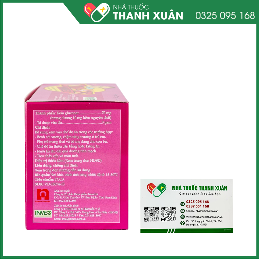 ZinC-Kid Inmed bổ sung kẽm cho trẻ em